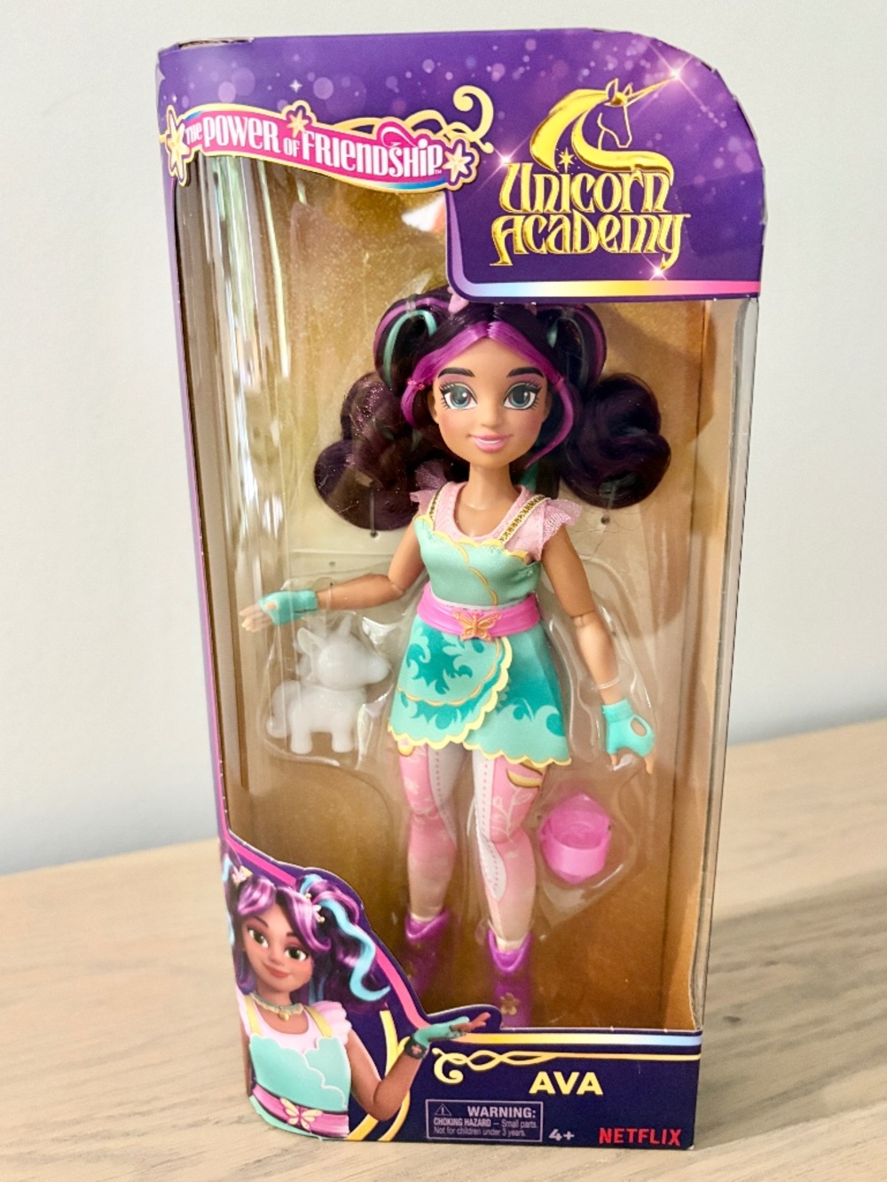 Unicorn Academy, Ava, Doll, 2024, With Mr. Glitterhoove, Netflix, New In Box